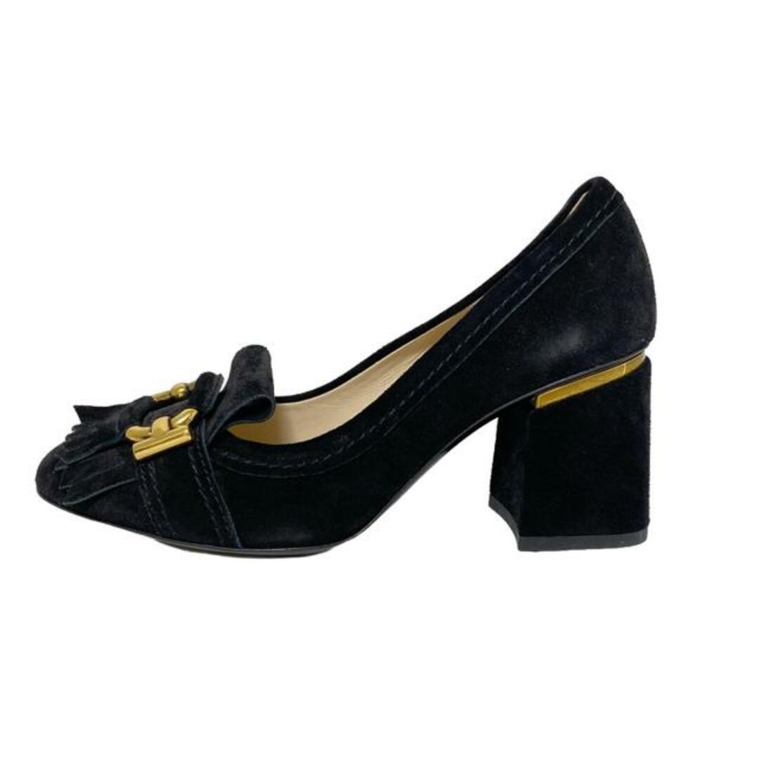 TOD'S(トッズ) パンプス 36 レディース - 黒 ハイヒール/パンプス TOD'S(トッズ) パンプス 36 レディース - 黒 ハイヒール/パンプス