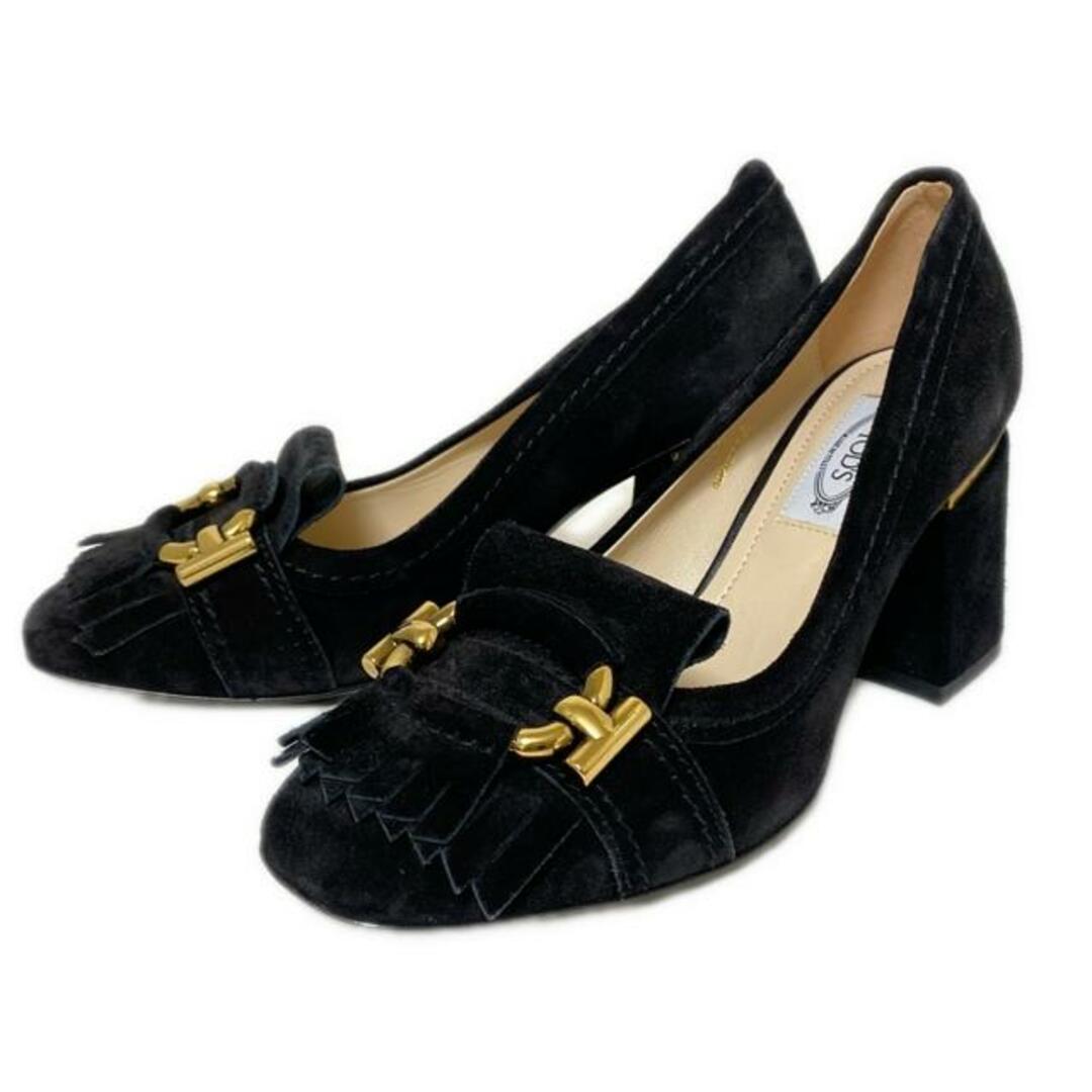 TOD'S(トッズ) パンプス 36 レディース - 黒 ハイヒール/パンプス TOD'S(トッズ) パンプス 36 レディース - 黒 ハイヒール/パンプス