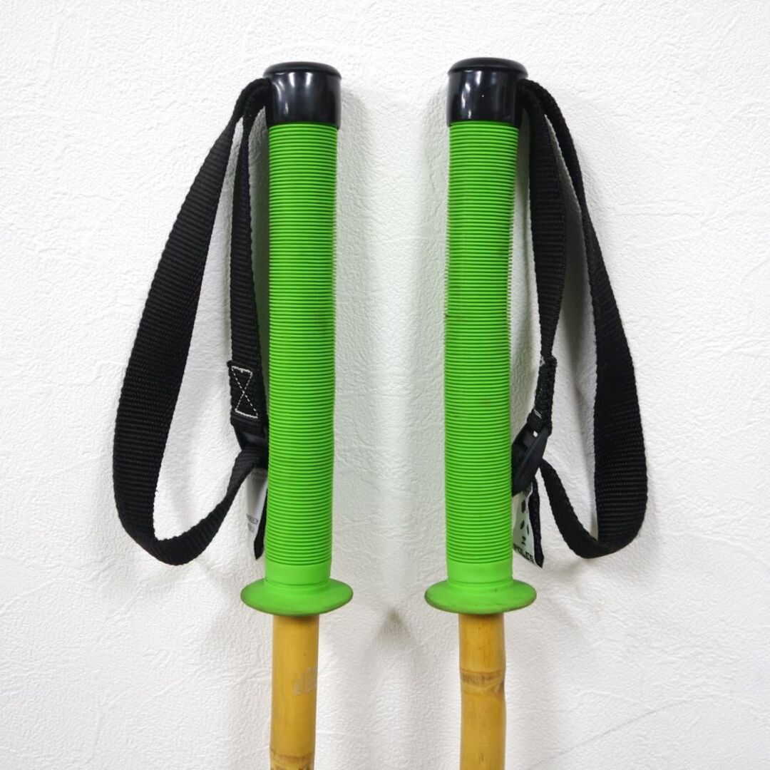 パンダポール PANDA POLES バンブー スキーストック 115cm 竹製 パンダポール PANDA POLES バンブー スキーストック 115cm 竹製
