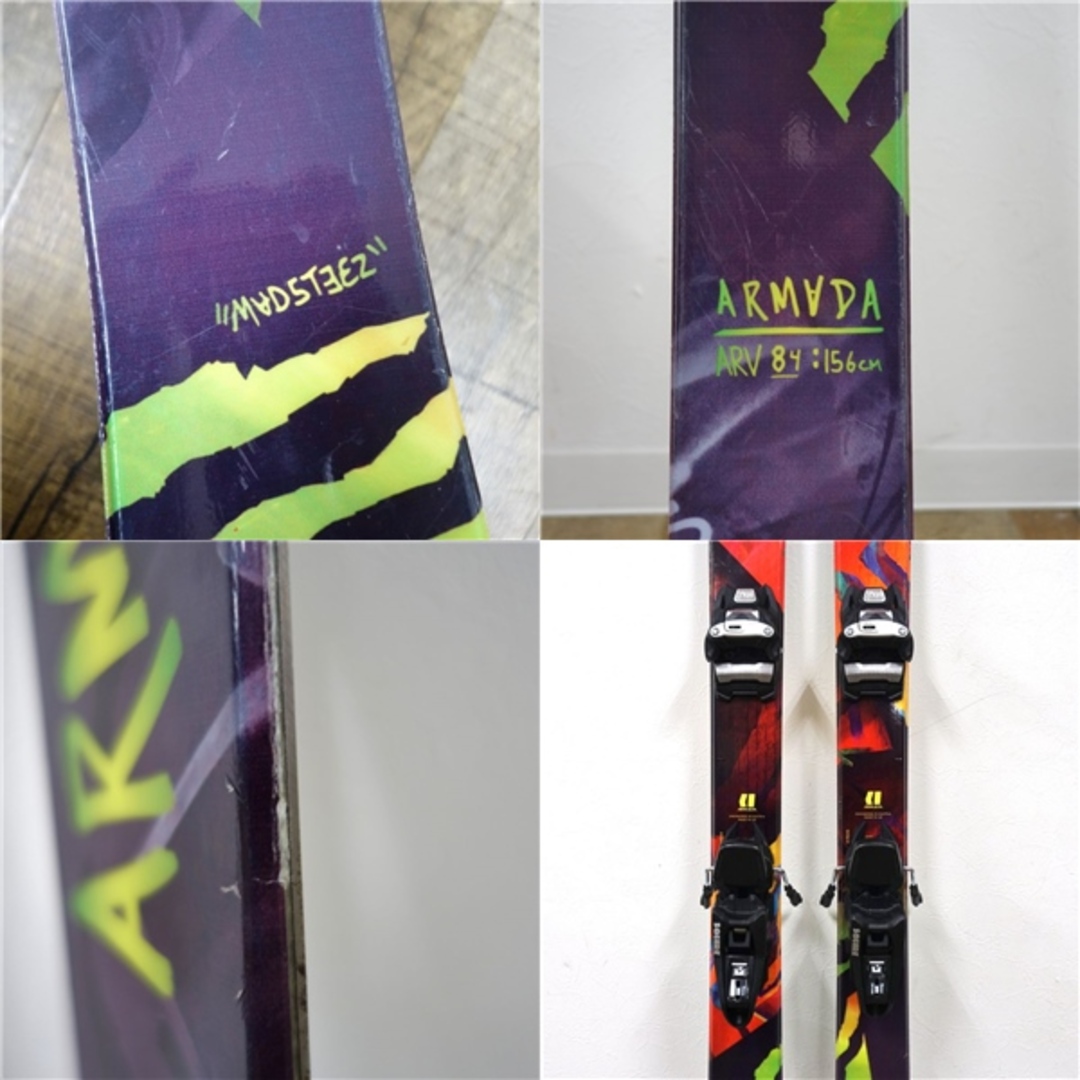 アルマダ ARMADA ARV84 156cm センター84mm ビンディング MARKER アルマダ ARMADA ARV84 156cm センター84mm ビンディング MARKER