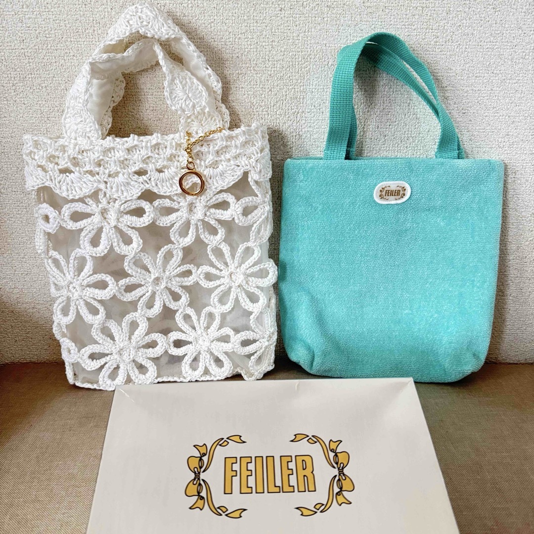 FEILER - 購入専用様⭐︎FEILERペーパーフラワーバッグ FEILER - 購入専用様⭐︎FEILERペーパーフラワーバッグ