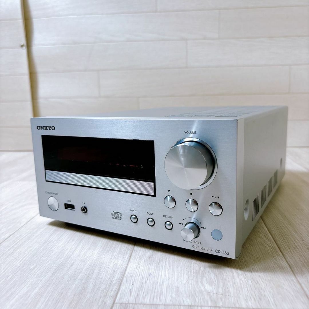 ONKYO - ONKYO オンキョー CDチューナーアンプ CR-555(S) リモコン付きの通販 by ひまわりSHOP♪ 即購入大歓迎☆| オンキョーならラクマ ONKYO - ONKYO オンキョー CDチューナーアンプ CR-555(S) リモコン付きの通販 by ひまわりSHOP♪ 即購入大歓迎☆| オンキョーならラクマ