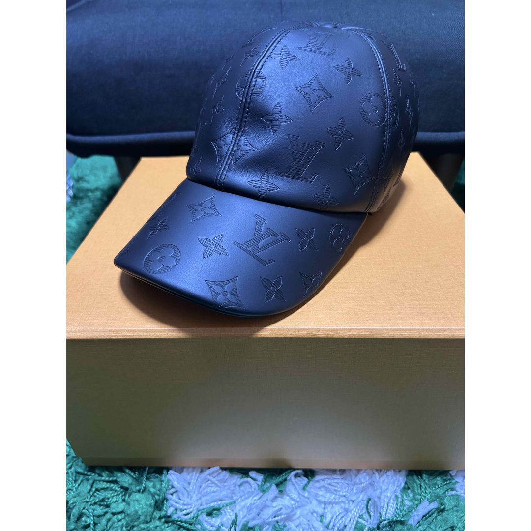LOUIS VUITTON - LOUIS VUITTON ルイヴィトンレザーキャップ LOUIS VUITTON - LOUIS VUITTON ルイヴィトンレザーキャップ