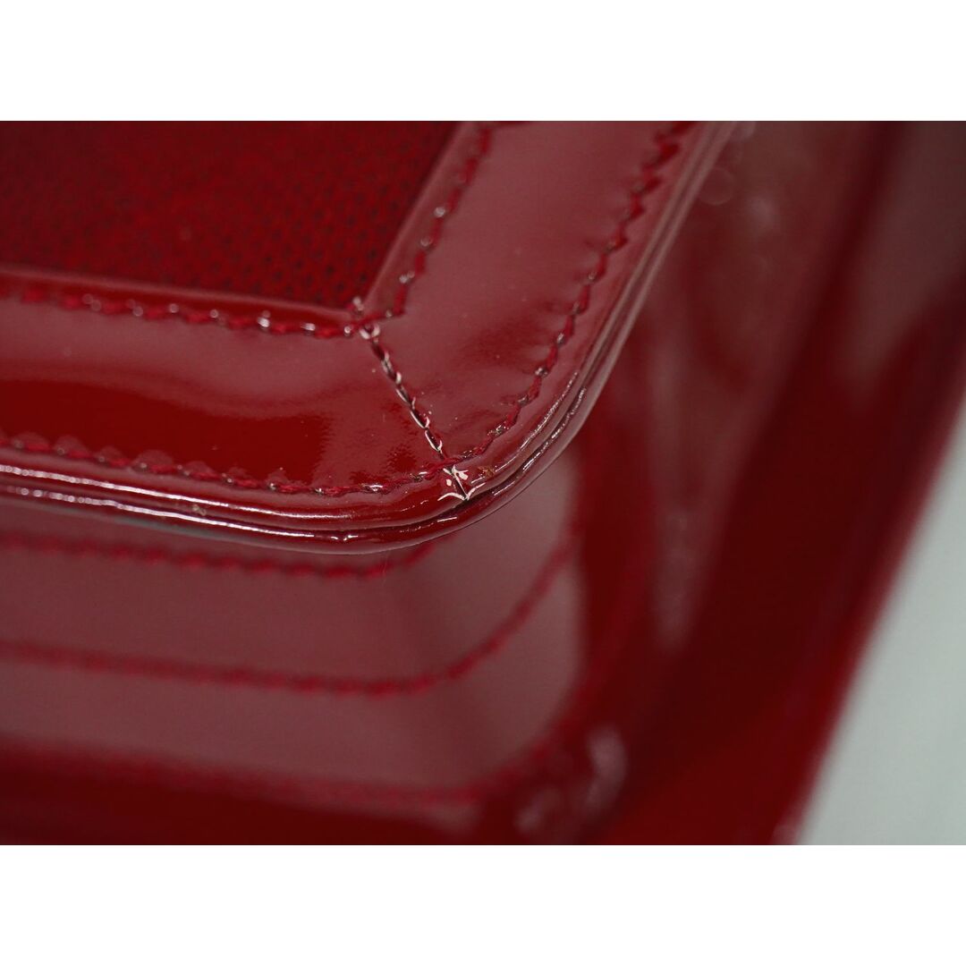 CHANEL - 本物 シャネル CHANEL キャンバス パテント レザー CHANEL - 本物 シャネル CHANEL キャンバス パテント レザー