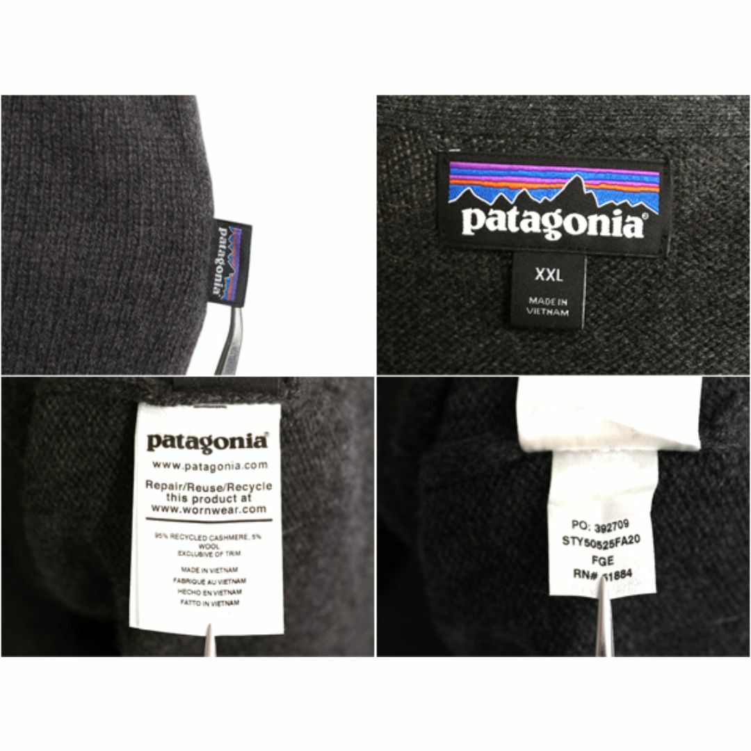 patagonia - 20年製 パタゴニア カシミヤ ウール クルーネック patagonia - 20年製 パタゴニア カシミヤ ウール クルーネック