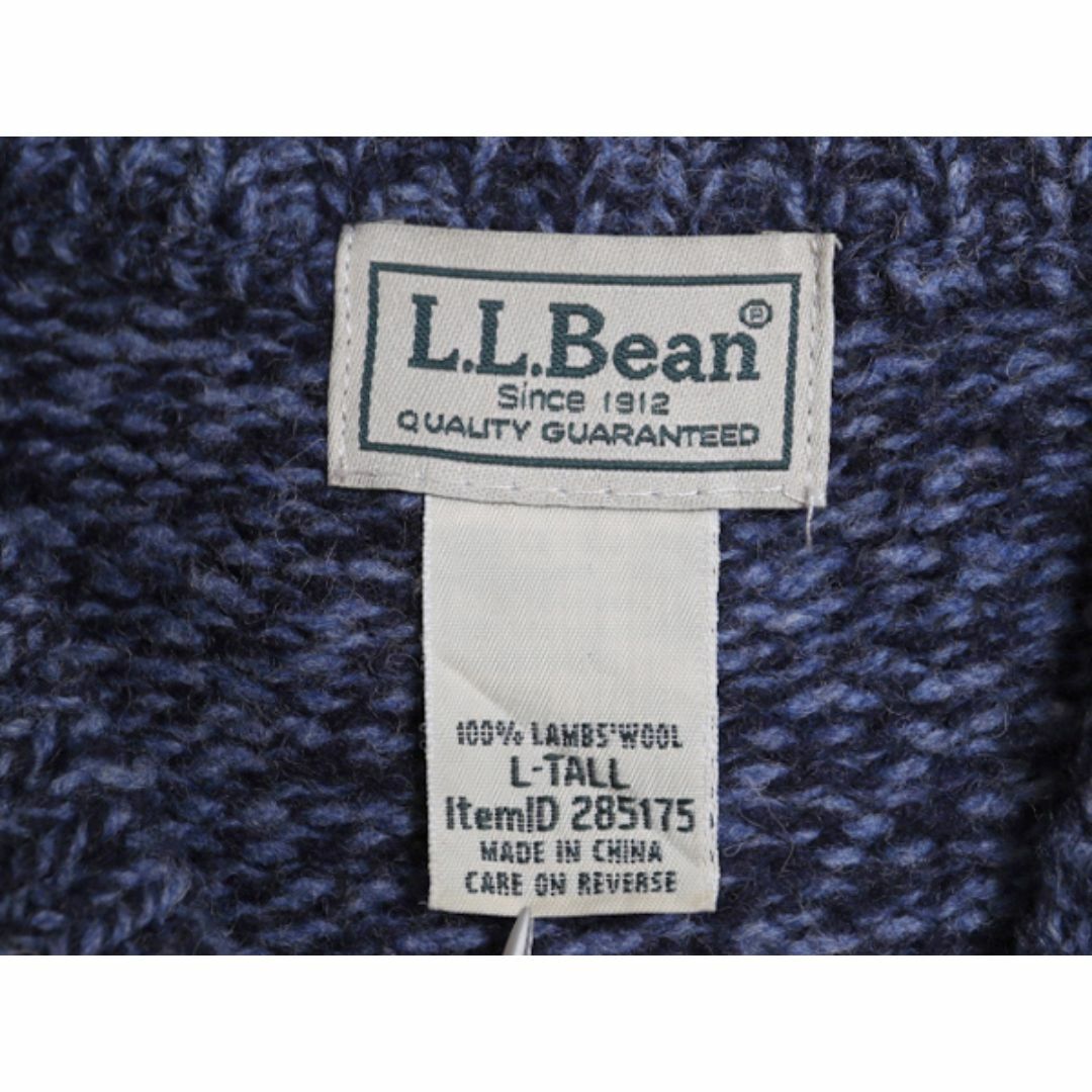 【高額売筋】 ヘンリーネック エルエルビーン - L.L.Bean ラム ニット ウール 男性用