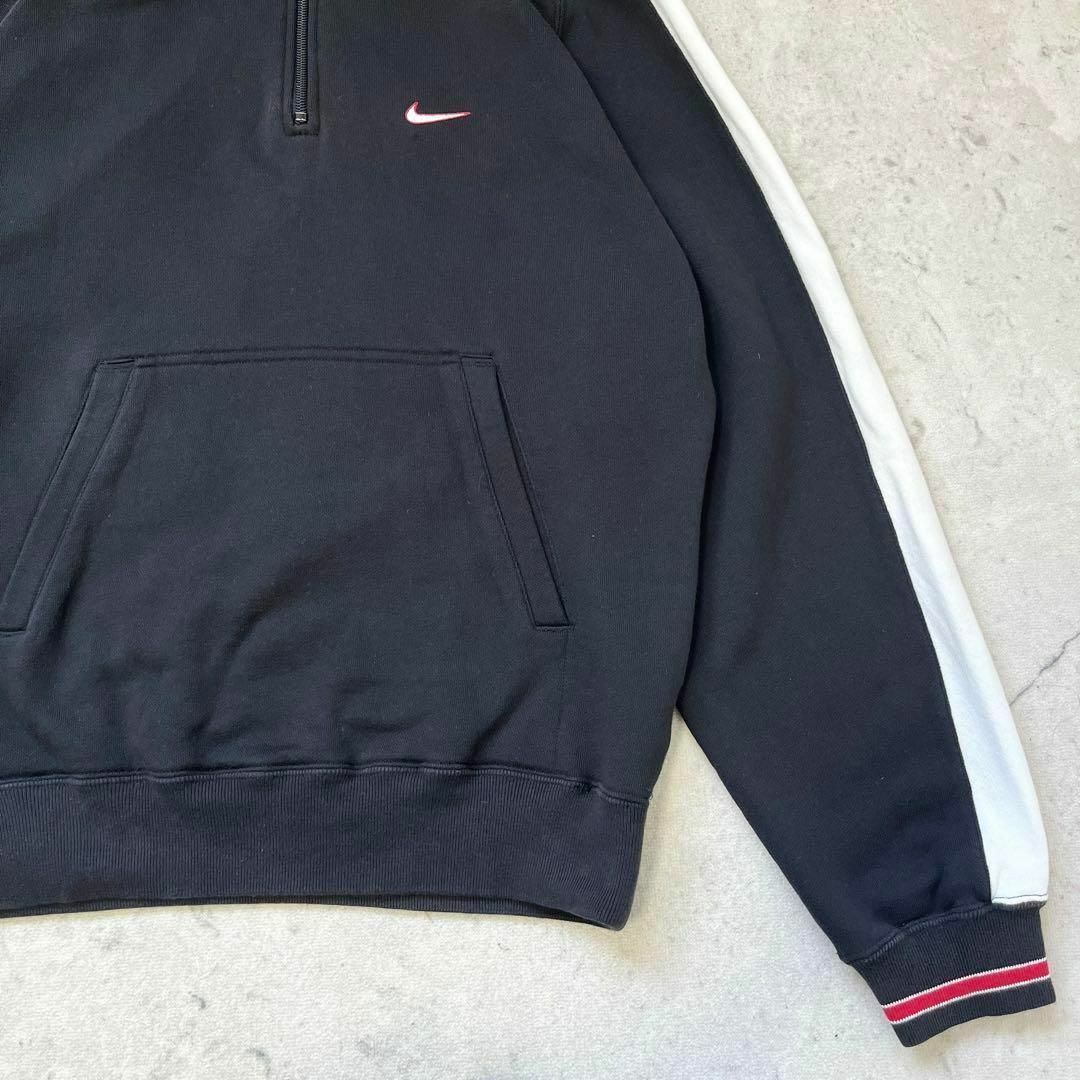 NIKE - 【90s ヴィンテージナイキ】銀タグ 刺繍ロゴ ハーフ NIKE - 【90s ヴィンテージナイキ】銀タグ 刺繍ロゴ ハーフ