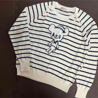 ポンポネット(pom ponette)のpom ponette ジュニア　長袖　L セーター　ニット　ボーダー　160(ニット)