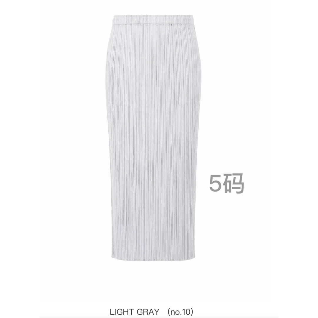 PLEATS PLEASE BASICSスカートLIGHT GRAYサイズ5 PLEATS PLEASE BASICSスカートLIGHT GRAYサイズ5