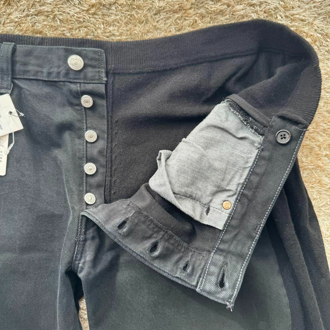 BLESS - 【未使用】BLESS ドッキング デニム ニットパンツ BLESS - 【未使用】BLESS ドッキング デニム ニットパンツ