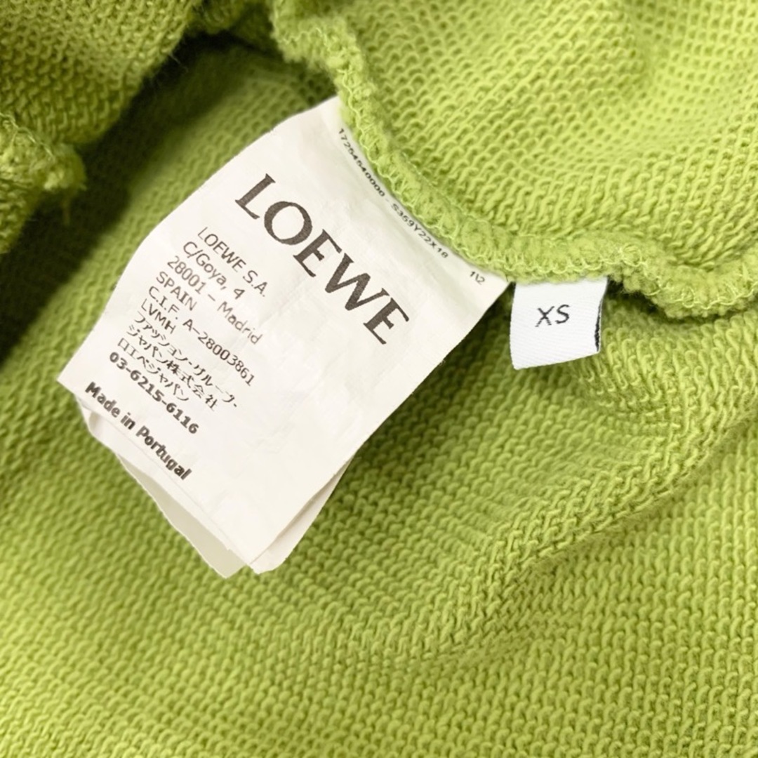 ロエベ LOEWE トップス コットン グリーン ブラウン パーカー ロエベ LOEWE トップス コットン グリーン ブラウン パーカー