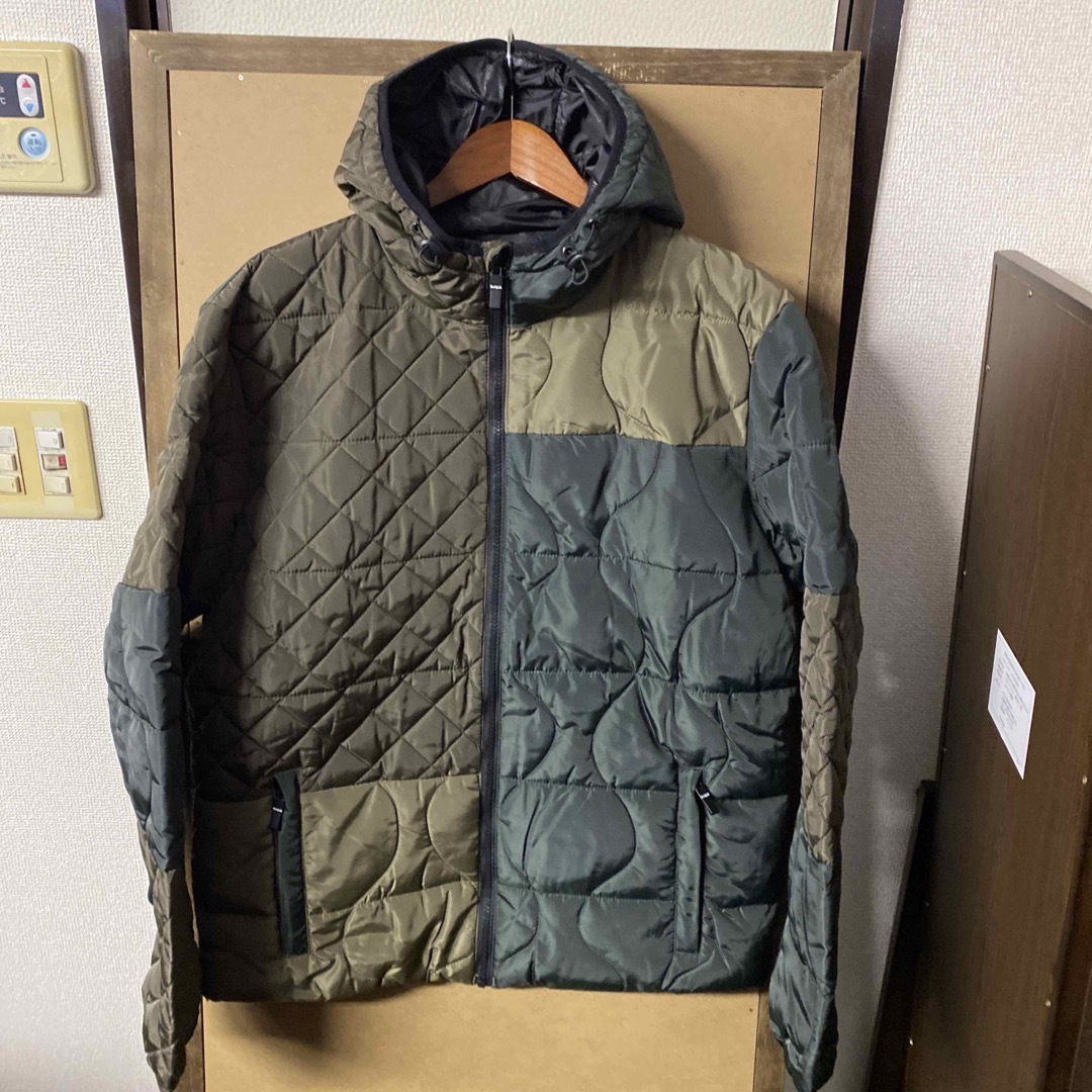 DESIGUAL - 【新品】Desigual 生地切替 デザイン中綿ブルゾン L DESIGUAL - 【新品】Desigual 生地切替 デザイン中綿ブルゾン L
