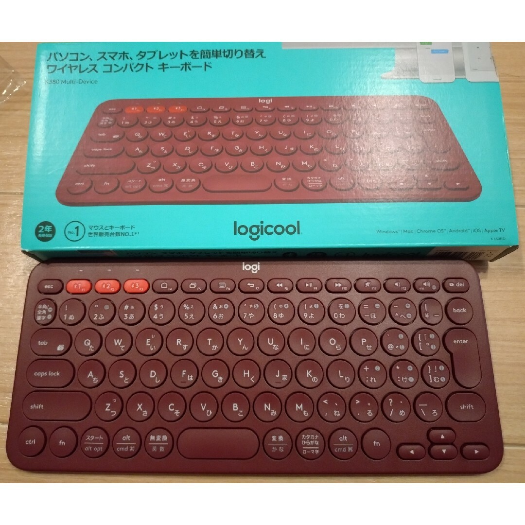 Logicool - Logicool キーボード K380RDの通販 by ショップ Logicool - Logicool キーボード K380RDの通販 by ショップ