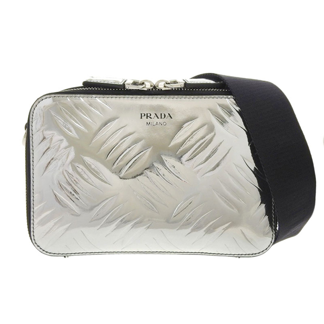 PRADA - プラダ PRADA ブリック ショルダーバッグ レザー PRADA - プラダ PRADA ブリック ショルダーバッグ レザー