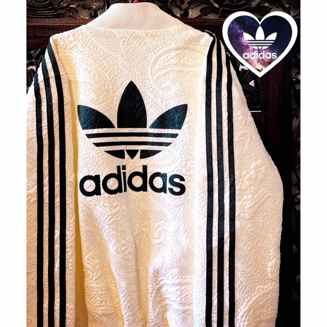 adidas - アディダス オリジナルス 白 ペイズリー レース adidas - アディダス オリジナルス 白 ペイズリー レース