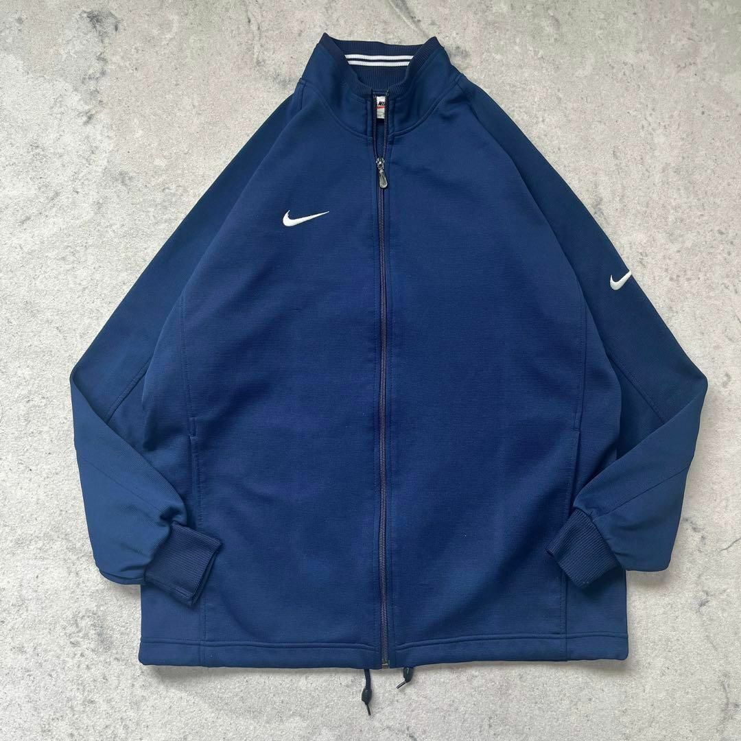 NIKE - 【90s ビンテージ ナイキ】サイズL 刺繍ロゴ トラック NIKE - 【90s ビンテージ ナイキ】サイズL 刺繍ロゴ トラック