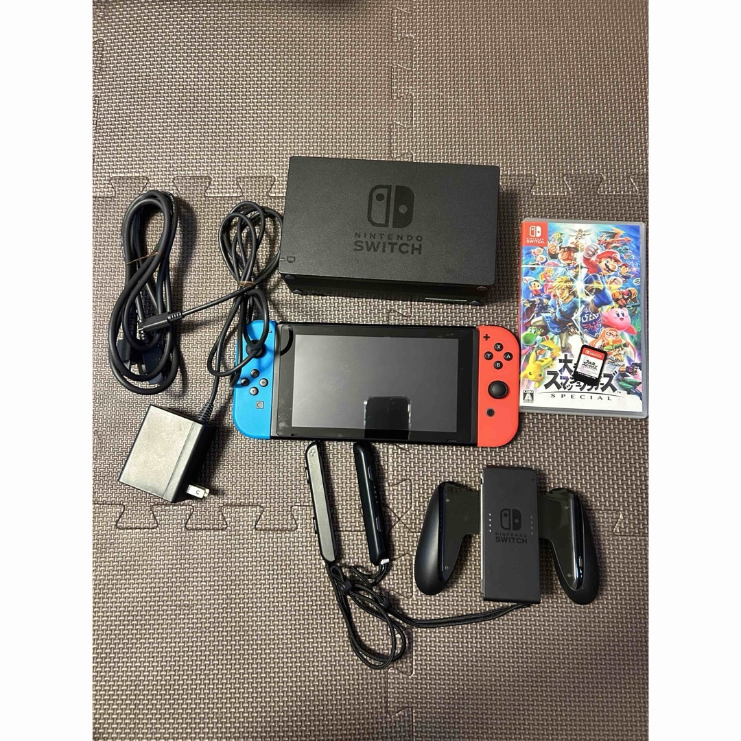 switch 本体+スマブラカセット+GCコントローラーアダプタ switch 本体+スマブラカセット+GCコントローラーアダプタ