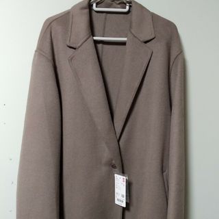 UNIQLO - ダブルフェイスチェスターロングコート ユニクロ UNIQLO - ダブルフェイスチェスターロングコート ユニクロ