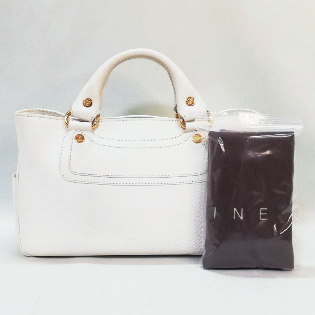 CELINE(セリーヌ) ブギーバッグ 本革 ホワイト 白 CELINE(セリーヌ) ブギーバッグ 本革 ホワイト 白