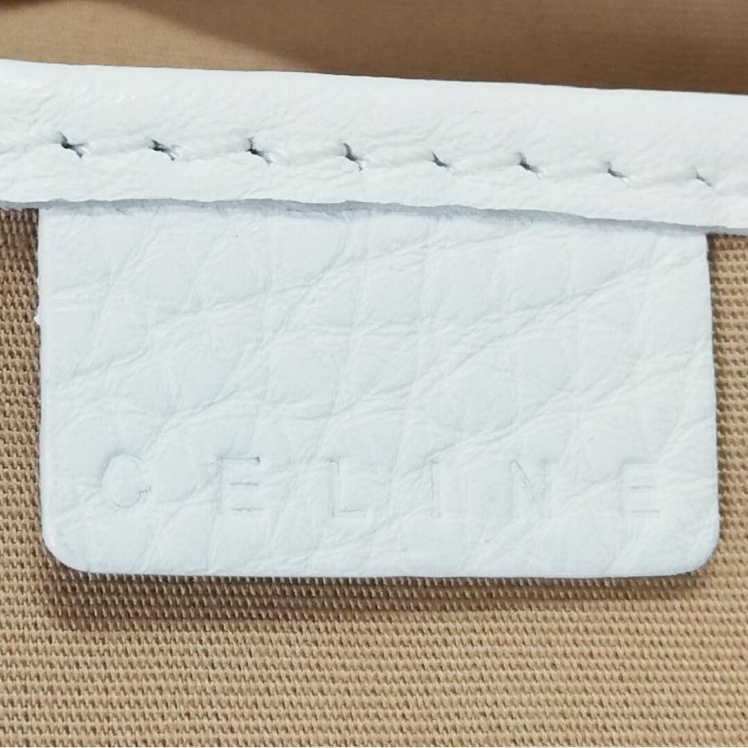 CELINE(セリーヌ) ブギーバッグ 本革 ホワイト 白 CELINE(セリーヌ) ブギーバッグ 本革 ホワイト 白