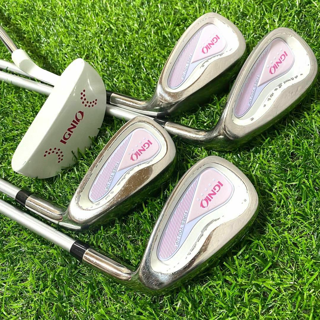 IGNIO イグニオ レディース ゴルフクラブ 8本セット(Ignio IGNIO イグニオ レディース ゴルフクラブ 8本セット(Ignio