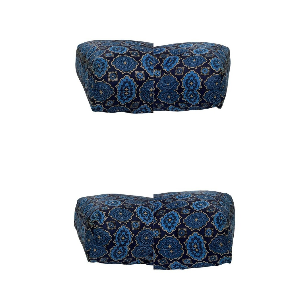 PRADA - 極 美品 希少品 PRADA プラダ 三角ロゴ 金具 花柄 PRADA - 極 美品 希少品 PRADA プラダ 三角ロゴ 金具 花柄