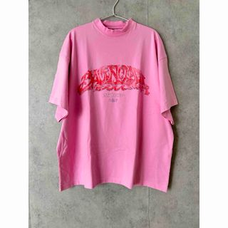 BALENCIAGA(Tシャツ/カットソー(半袖/袖なし) ・ ピンク/桃色系 BALENCIAGA(Tシャツ/カットソー(半袖/袖なし) ・ ピンク/桃色系