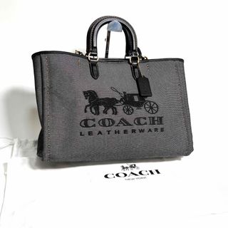 COACH - ほぼ未使用品 コーチ リース トート ハンドバッグ COACH - ほぼ未使用品 コーチ リース トート ハンドバッグ