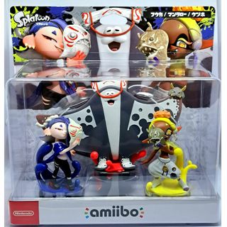 ニンテンドウ(任天堂)のスプラトゥーン3 amiibo フウカ マンタロー ウツホ すりみ連合(ゲームキャラクター)