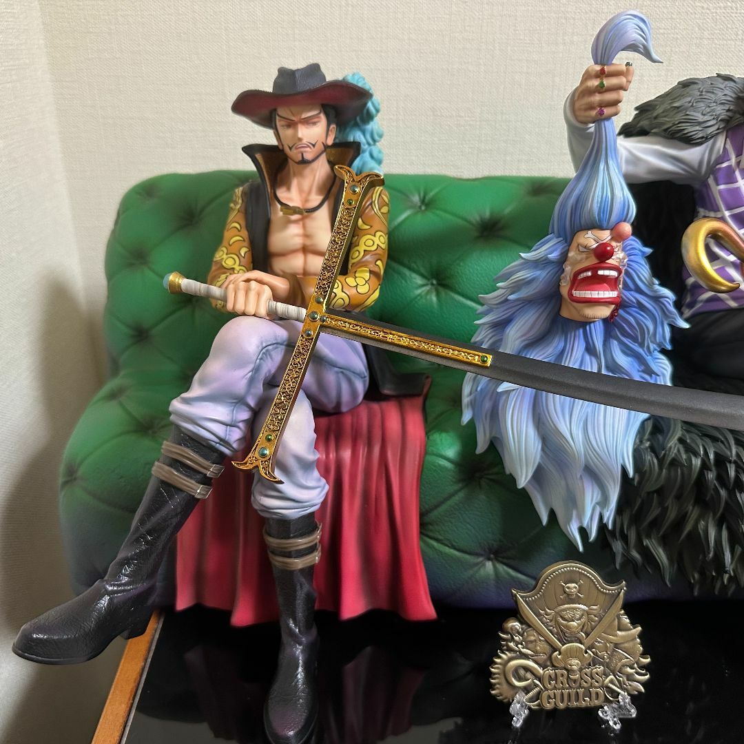 ワンピース クロスギルド ミホーク バギー サー フィギュア ワンピース クロスギルド ミホーク バギー サー フィギュア