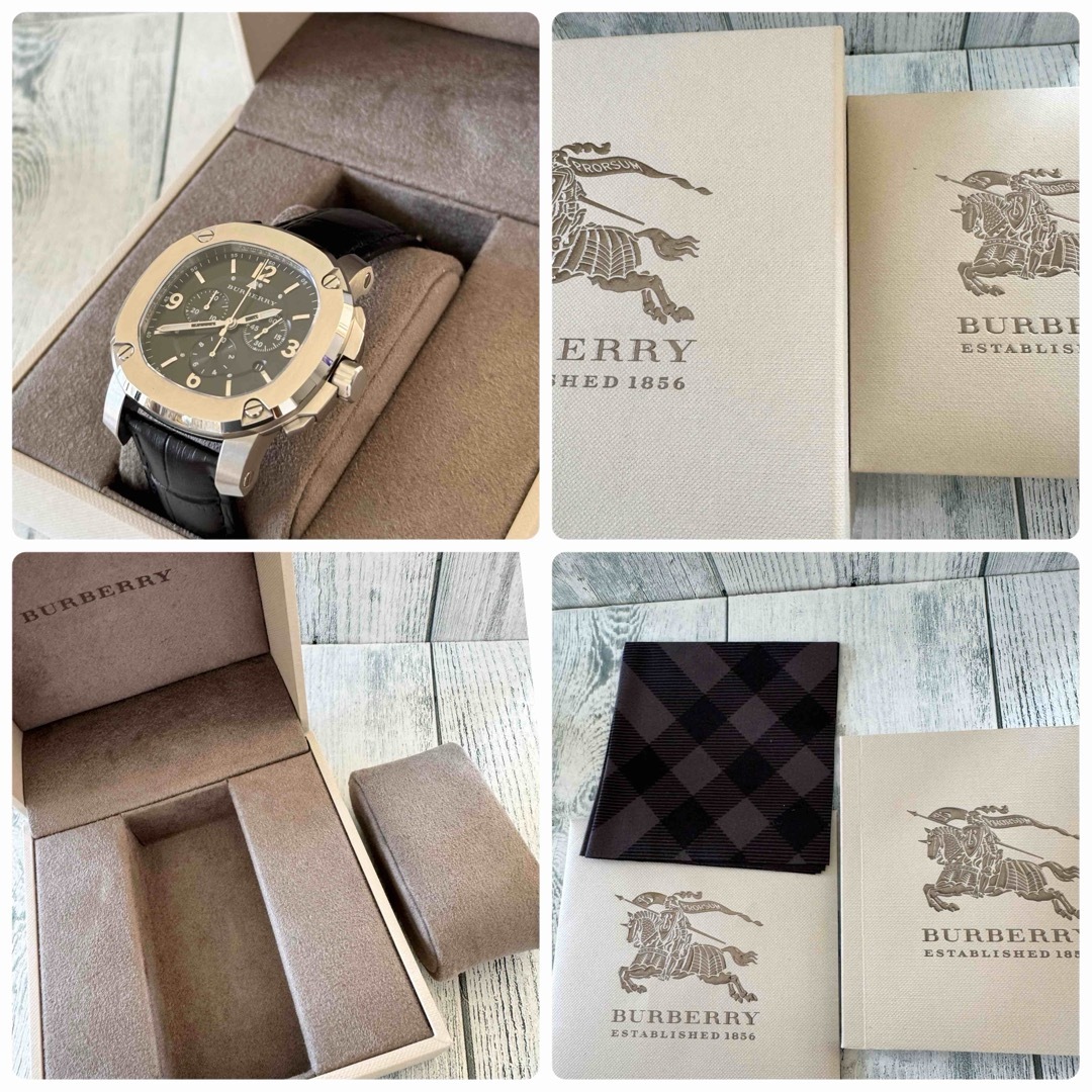 BURBERRY - 【希少】BURBERRY バーバリー BBY1107 腕時計 黒 BURBERRY - 【希少】BURBERRY バーバリー BBY1107 腕時計 黒