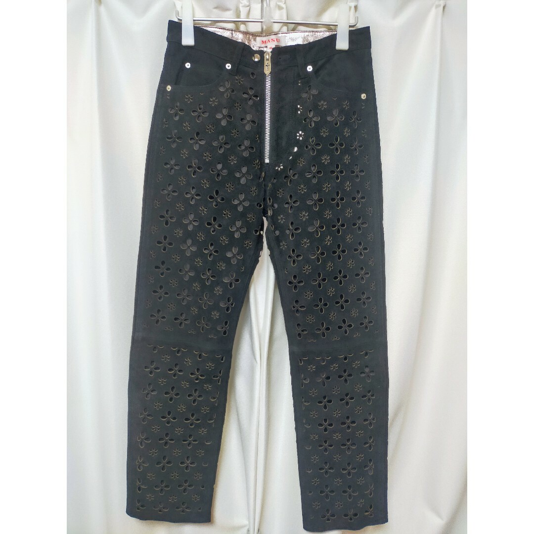 新品・未使用】MASU FLOWER CUT LEATHER PANTS 46 その他 新品・未使用】MASU FLOWER CUT LEATHER PANTS 46 その他