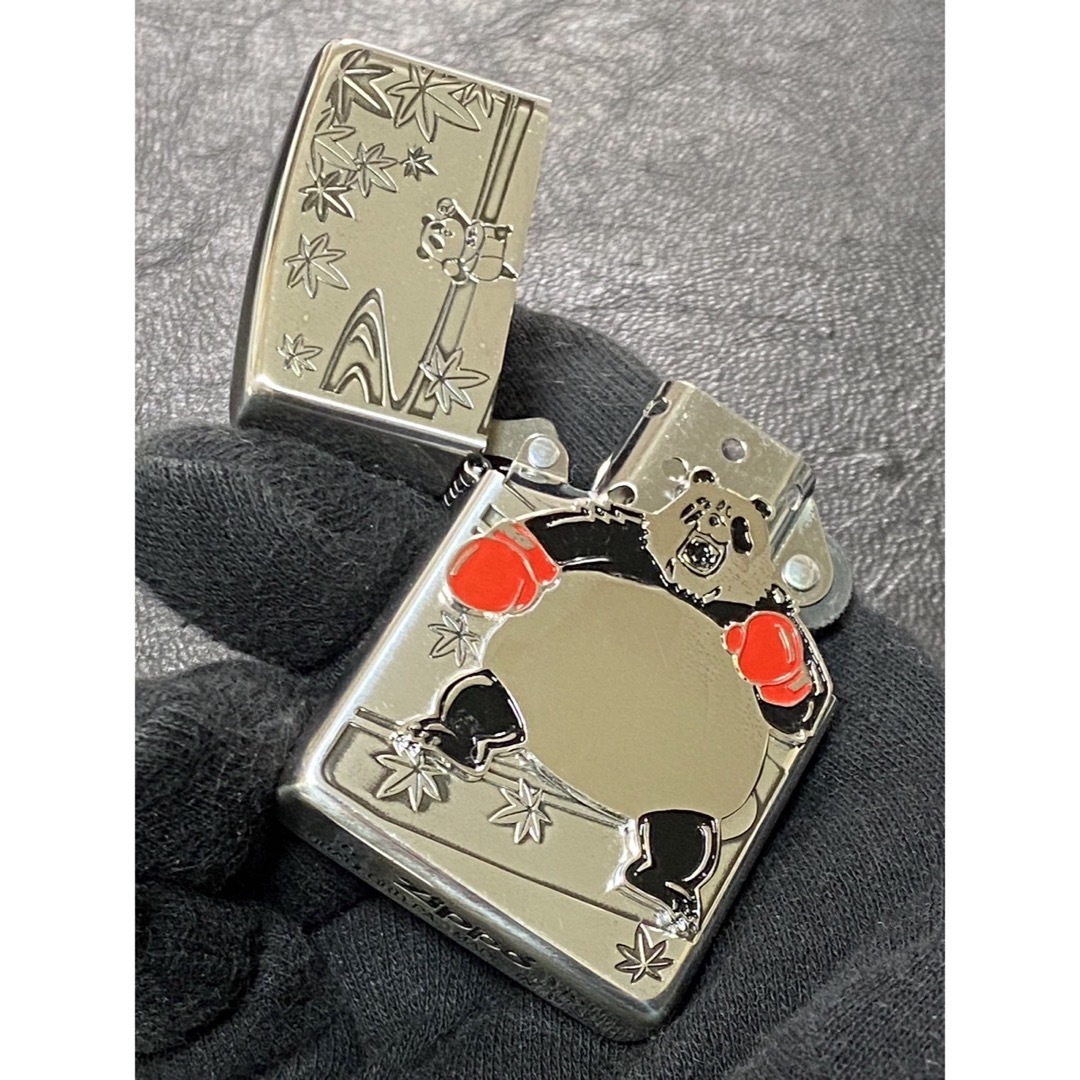 zippo 押忍 番長 パンダ 立体メタル 限定品 両面デザイン 2019年 zippo 押忍 番長 パンダ 立体メタル 限定品 両面デザイン 2019年