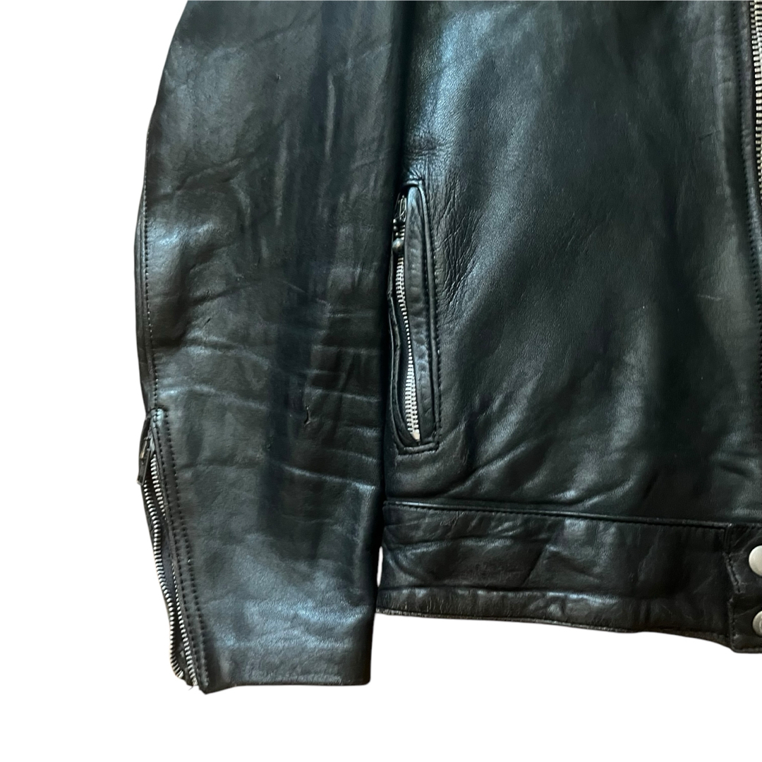 Lewis Leathers - 70s vintage Kett Leathers 襟付きシングル Lewis Leathers - 70s vintage Kett Leathers 襟付きシングル