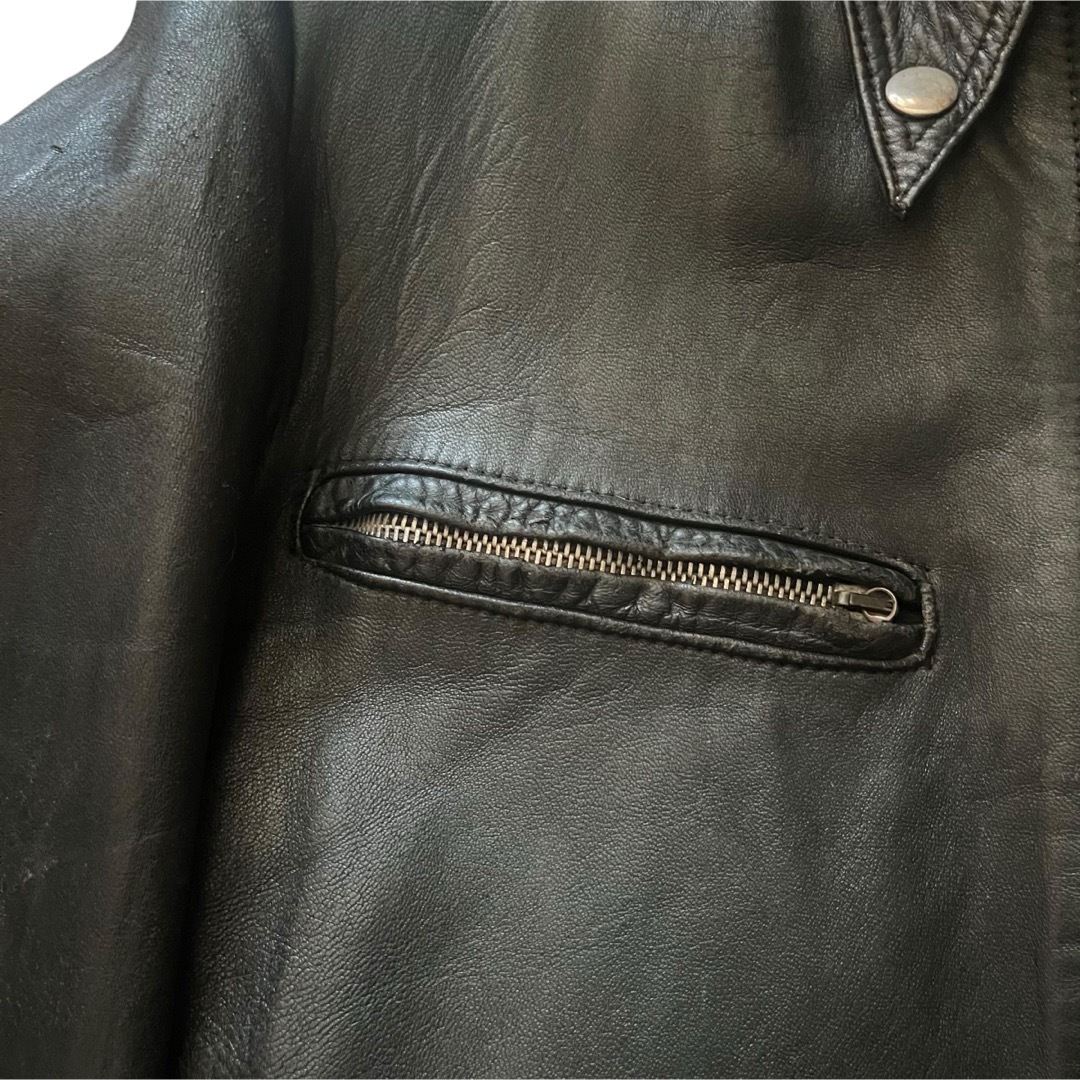 Lewis Leathers - 70s vintage Kett Leathers 襟付きシングル Lewis Leathers - 70s vintage Kett Leathers 襟付きシングル