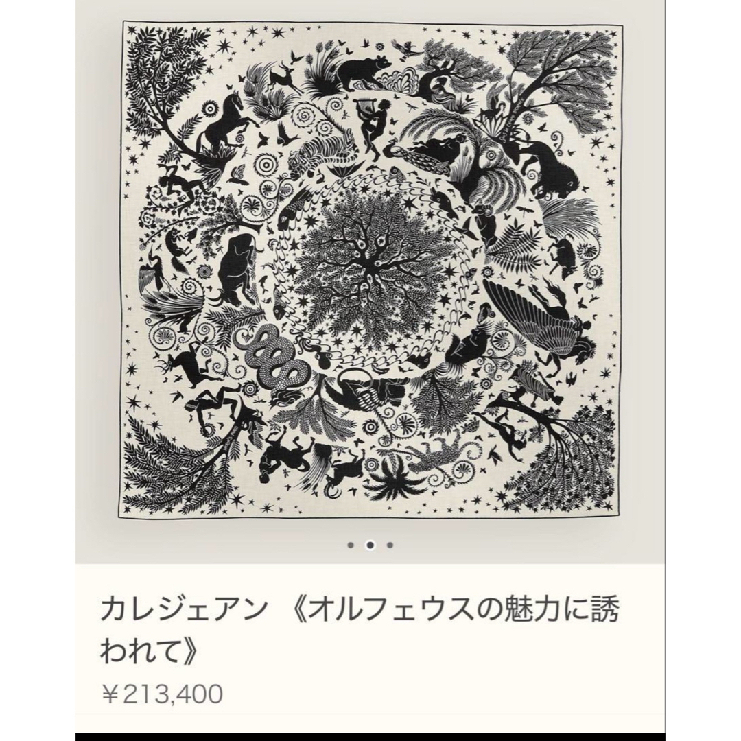 HERMES - エルメス HERMES 新品 カレジェアン 《オルフェウスの魅力に誘われて》