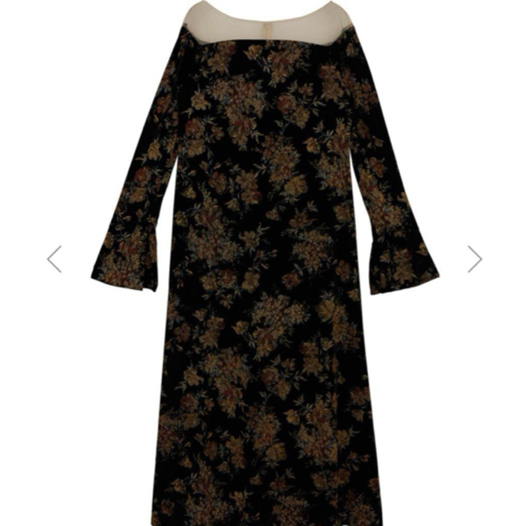 Ameri VINTAGE - 新品 FLOWER PRINT VELOUR DRESS 結婚式の通販 Ameri VINTAGE - 新品 FLOWER PRINT VELOUR DRESS 結婚式の通販