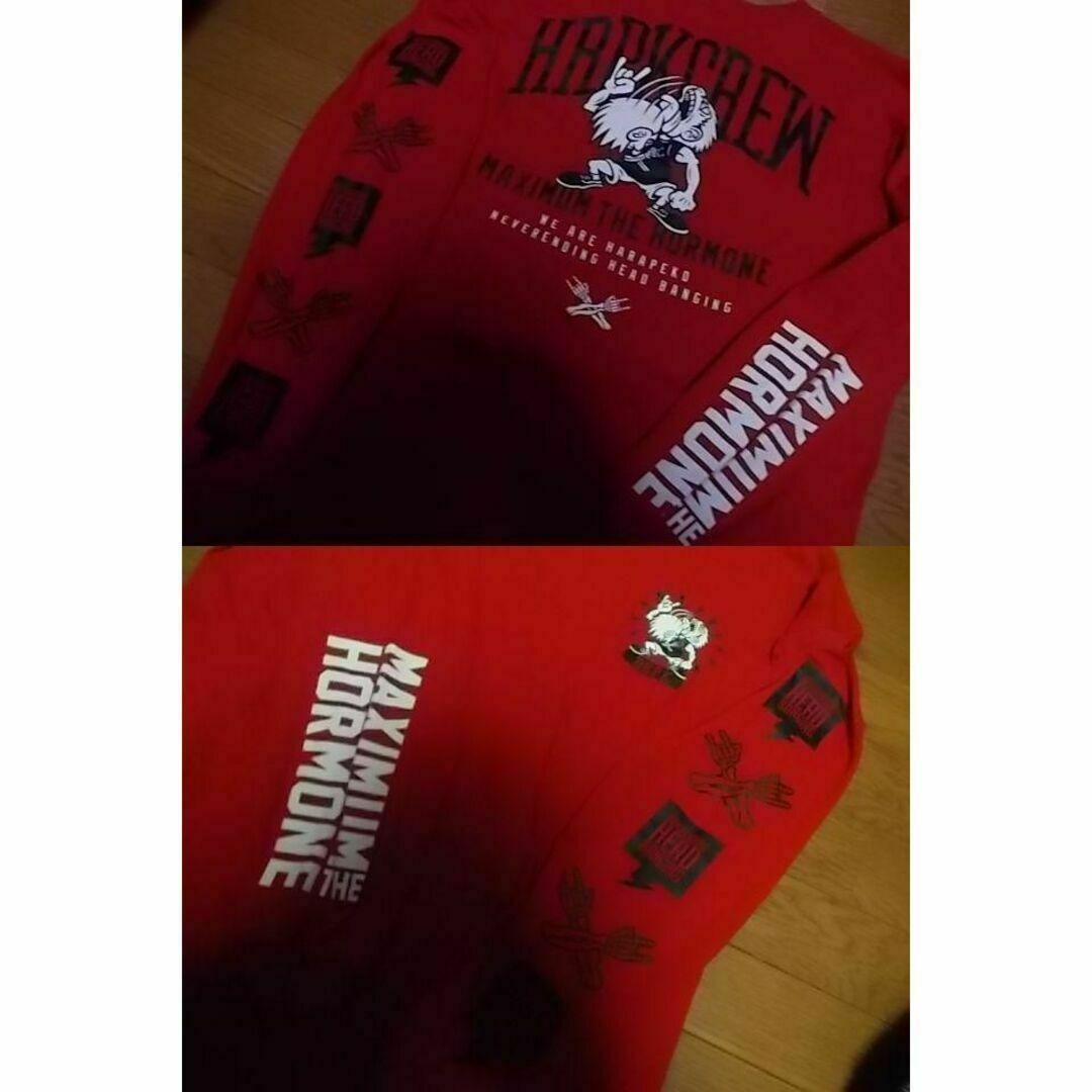 未使用 マキシマムザホルモン ホルモン ロング Tシャツ ロンT XL 赤 未使用 マキシマムザホルモン ホルモン ロング Tシャツ ロンT XL 赤
