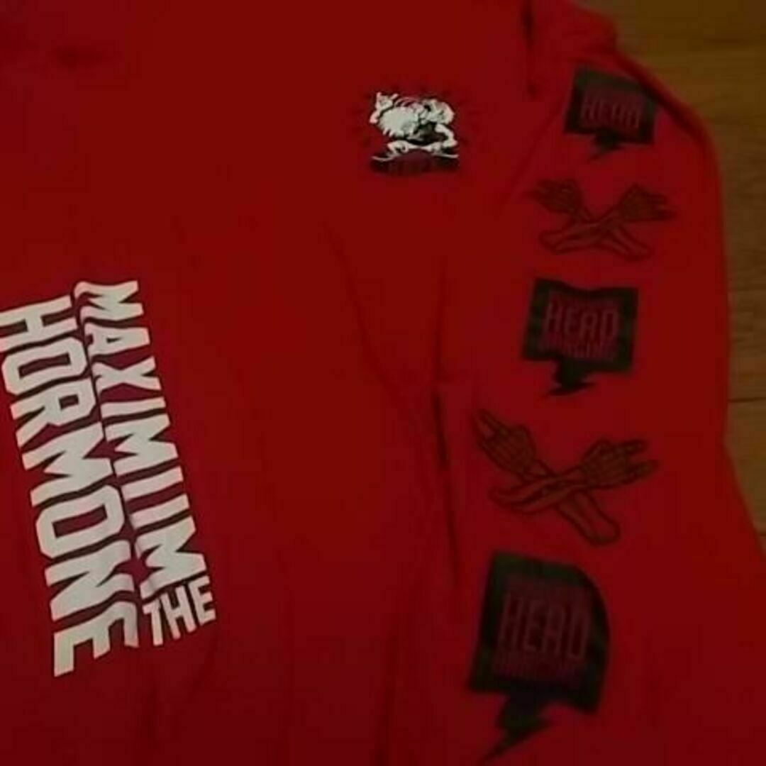 未使用 マキシマムザホルモン ホルモン ロング Tシャツ ロンT XL 赤 未使用 マキシマムザホルモン ホルモン ロング Tシャツ ロンT XL 赤