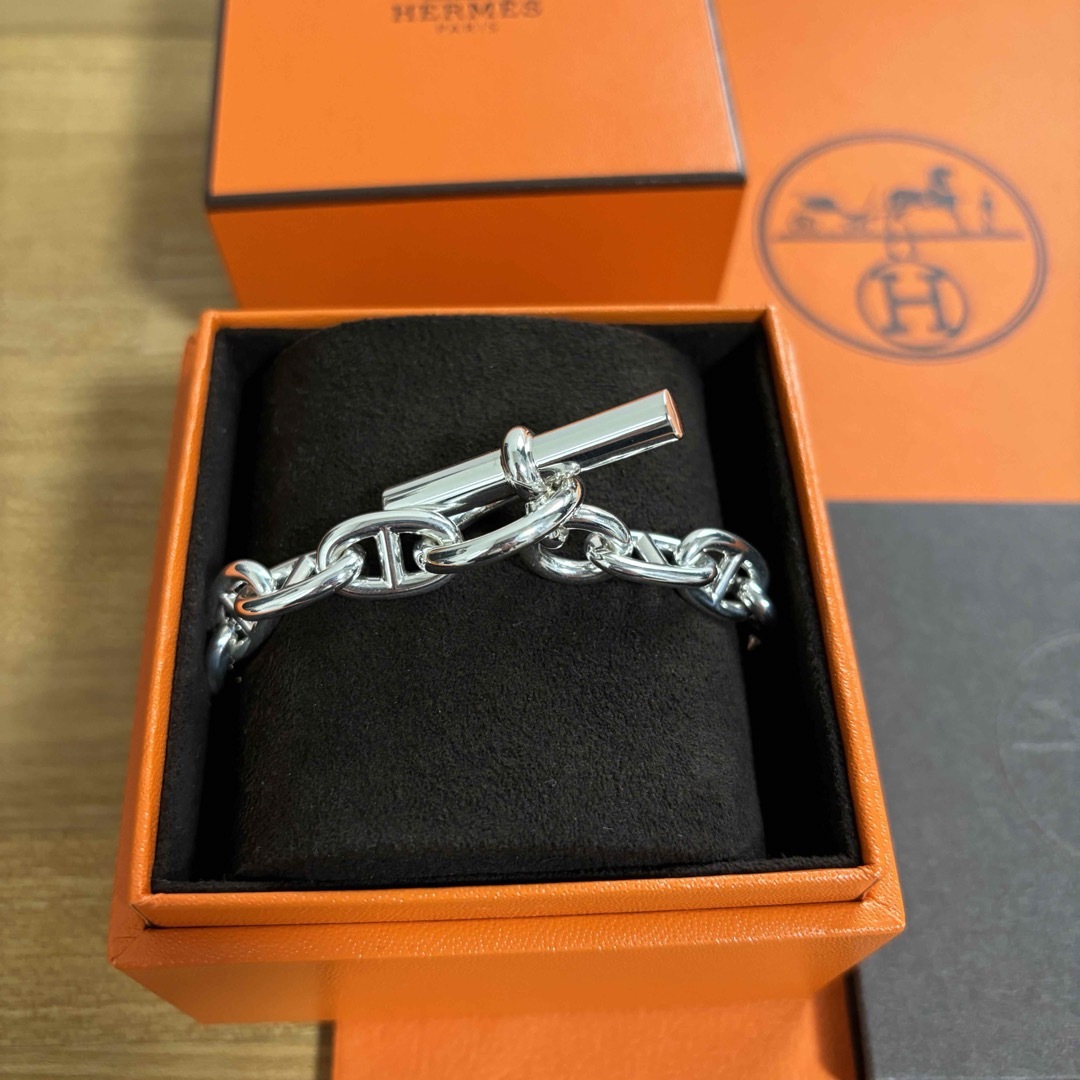 HERMES - HERMES エルメス シェーヌダンクル MM 15コマ 新品未 HERMES - HERMES エルメス シェーヌダンクル MM 15コマ 新品未