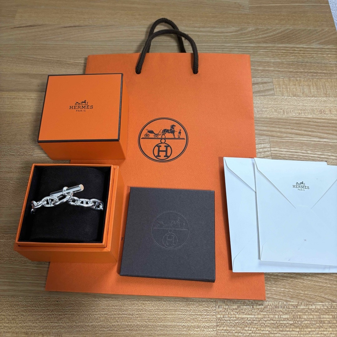 HERMES - HERMES エルメス シェーヌダンクル MM 15コマ 新品未 HERMES - HERMES エルメス シェーヌダンクル MM 15コマ 新品未
