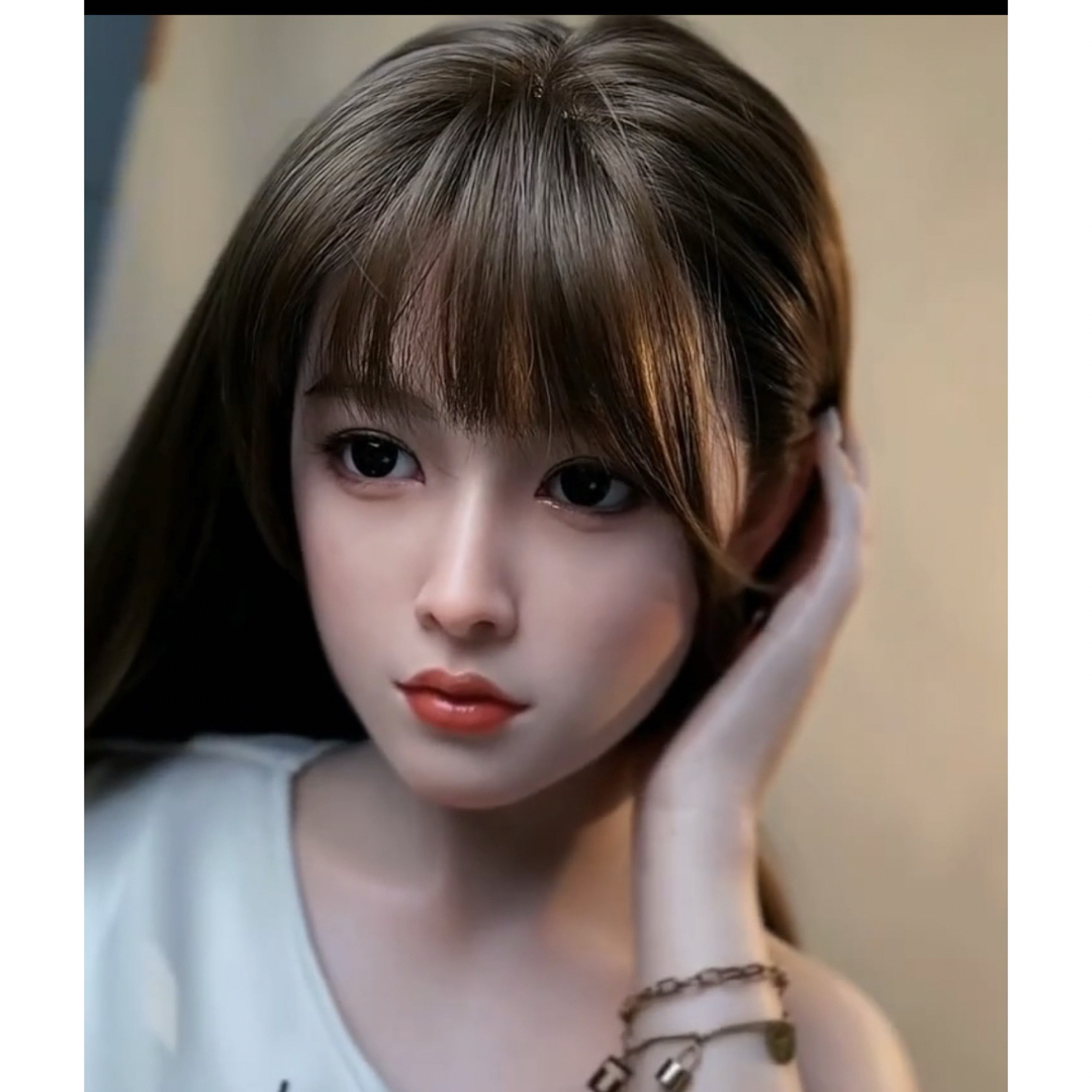 リアルドール ヘッドのみ 等身大 髪毛、睫毛はモヘア植毛 うとい リアルドール ヘッドのみ 等身大 髪毛、睫毛はモヘア植毛 うとい