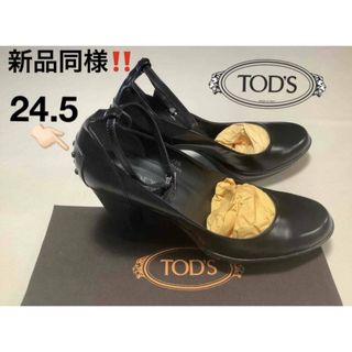 TOD'S - Tod's トッズ チャンキー ヒール アンクル ストラップ TOD'S - Tod's トッズ チャンキー ヒール アンクル ストラップ