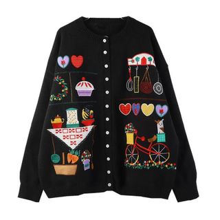 個性的なカーディガン　カーディガン(カーディガン)