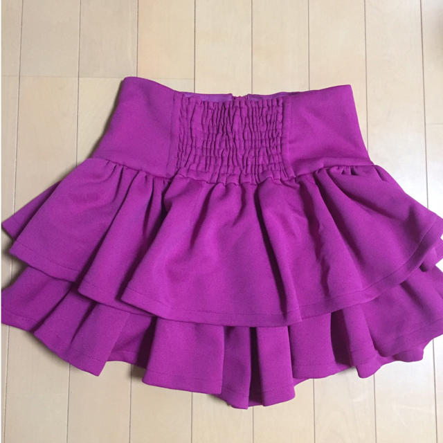 Lily Brown(リリーブラウン)の【リリーブラウン】ハイウエスト♡フリルスカート♡キュロット レディースのスカート(ミニスカート)の商品写真