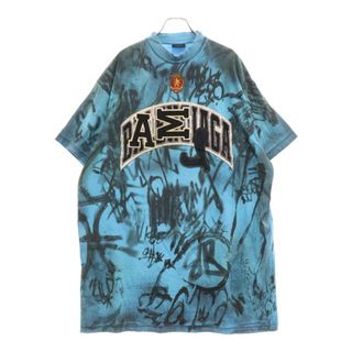 BALENCIAGA(Tシャツ/カットソー(半袖/袖なし) ・ ブルー BALENCIAGA(Tシャツ/カットソー(半袖/袖なし) ・ ブルー