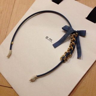 e.m. ブルー リボン カチューシャ(カチューシャ)