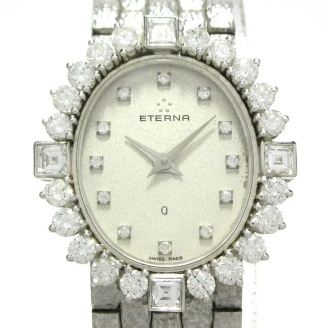 ETERNA(エテルナ) 腕時計 レディース K18WG/金無垢/ダイヤベゼル ETERNA(エテルナ) 腕時計 レディース K18WG/金無垢/ダイヤベゼル