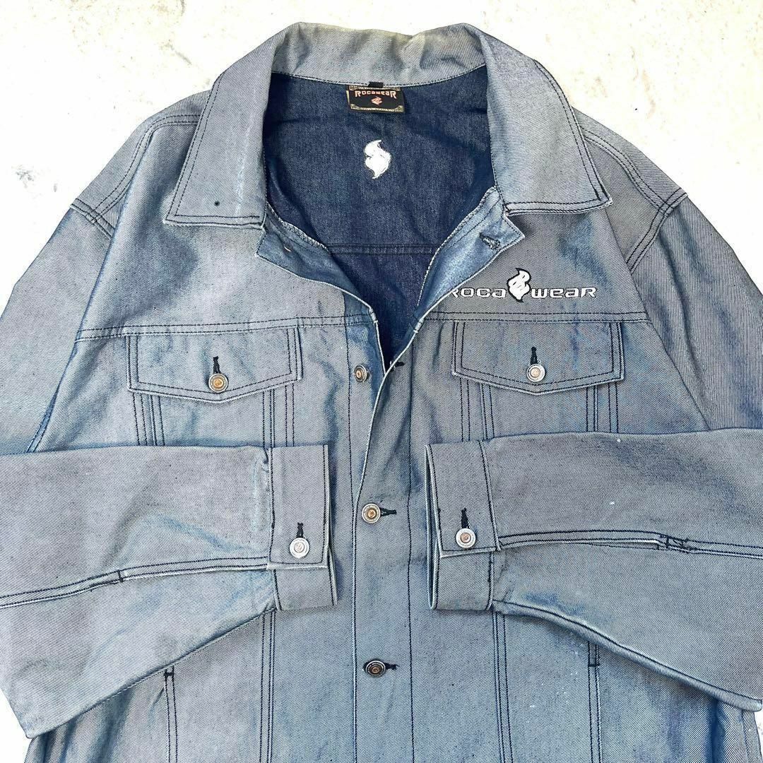 Rocawear - 【90s ロカウェア】XXL シルバー トラッカー Rocawear - 【90s ロカウェア】XXL シルバー トラッカー