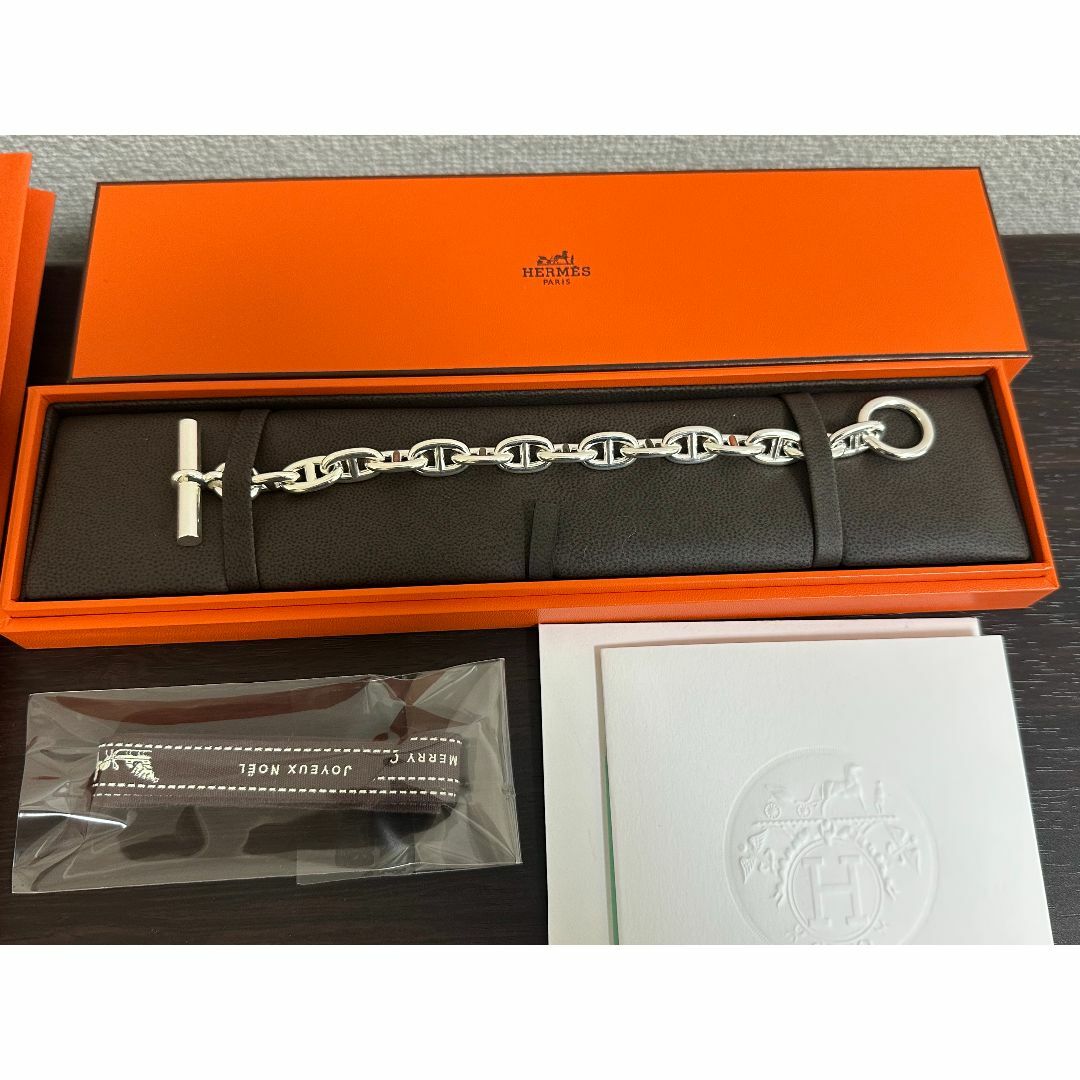 HERMES - エルメス シェーヌ・ダンクル ブレスレット MM 新品未使用 15コマ